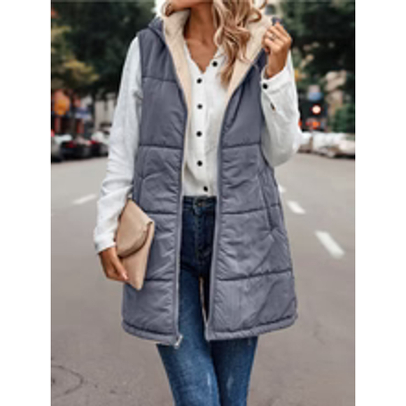 ePretty Jackets & Blazers - EPretty, Women's Puffer Vest, Size Small, Blue, NEW
